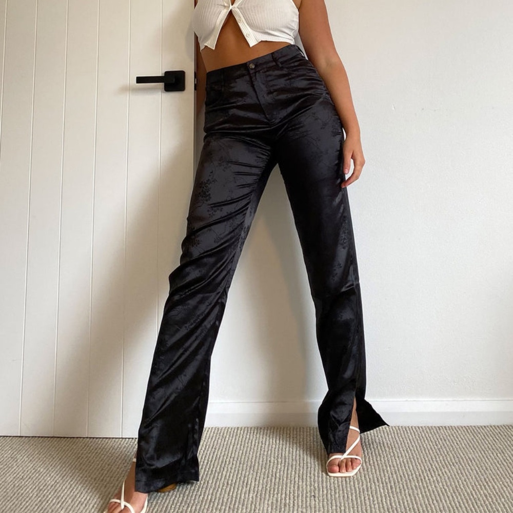 Lioness Black Silky Pants